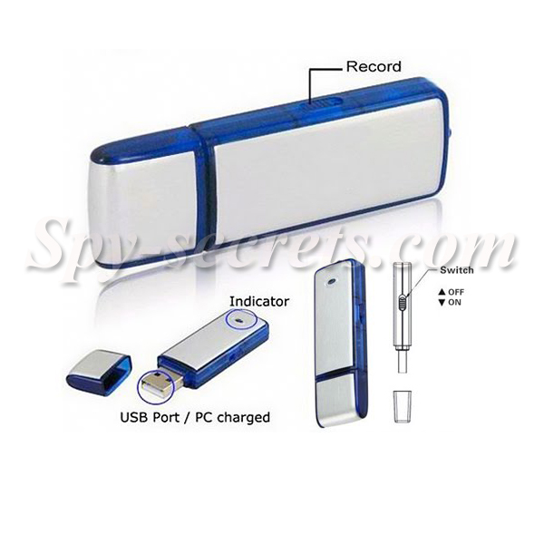 usb аудио рекордер 8gb до 96 часа на запис /aru001/