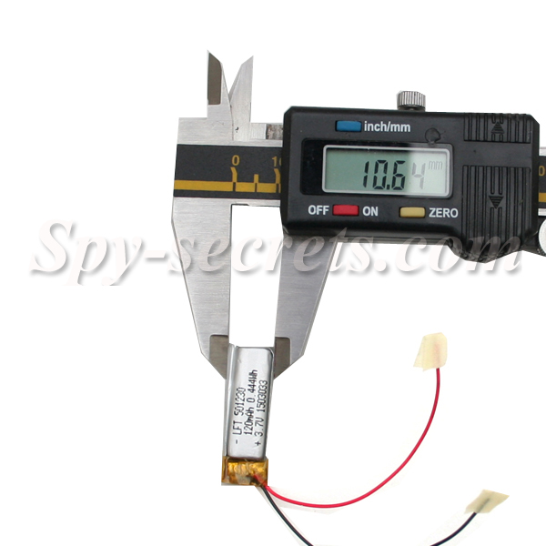 120 mah 3.7v тънка и малка полимерна батерия / b501230/
