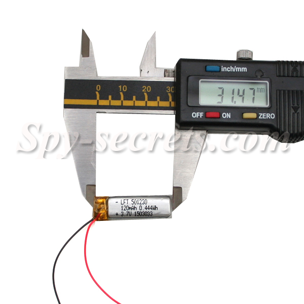 120 mah 3.7v тънка и малка полимерна батерия / b501230/