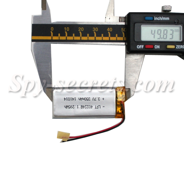 350 mah 3.7v тънка полимерна батерия / b402248 /