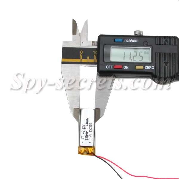 120 mah 3.7v тънка полимерна батерия / b401135 /
