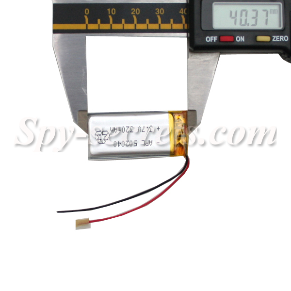 320 mah 3.7v тънка полимерна батерия / b502040a /