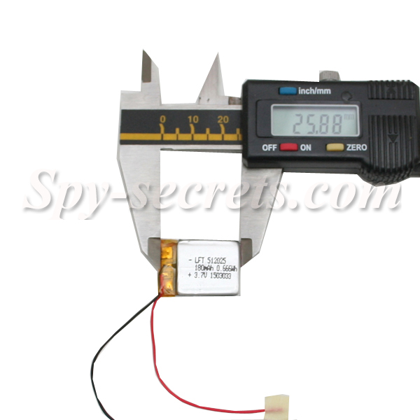 180 mah 3.7v тънка полимерна батерия / b512025/