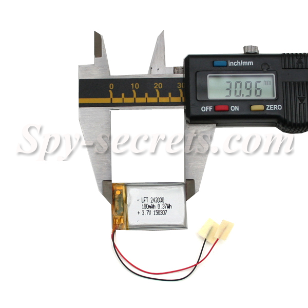 120 mah 3.7v тънка полимерна батерия / b252030 /